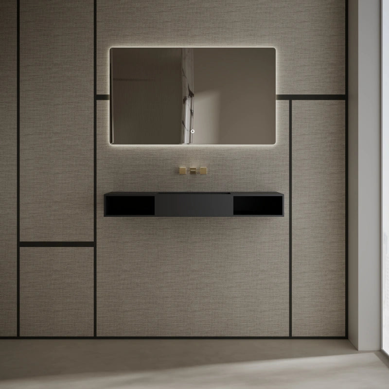 MonBlari Wall-Hung Washbasins Dual Storage 1200mm