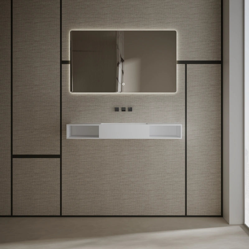 MonBlari Wall-Hung Washbasins Dual Storage 1200mm