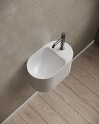 MonBlari TW-G901 Solid Surface Wall-Mounted Basin