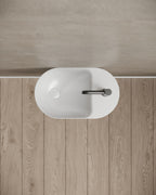 MonBlari TW-G901 Solid Surface Wall-Mounted Basin