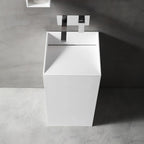 MonBlari Pedestal Sink Pedestal Freestanding Washbasins 500mm