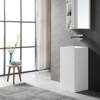 MonBlari Pedestal Sink Pedestal Freestanding Washbasins 500mm
