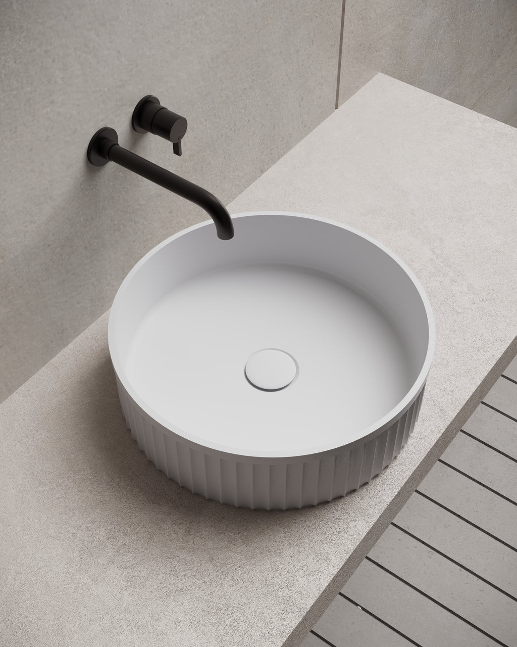 MonBlari TW-A8129 Solid Surface Basin