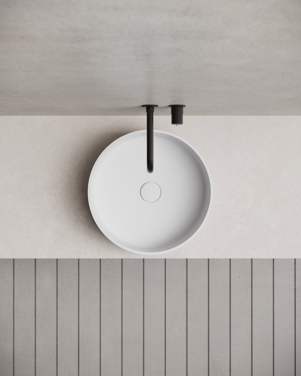 MonBlari TW-A8129 Solid Surface Basin