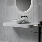 MonBlari VENUS Series Marble Ruffle Vessel Bowl Bathroom Sink