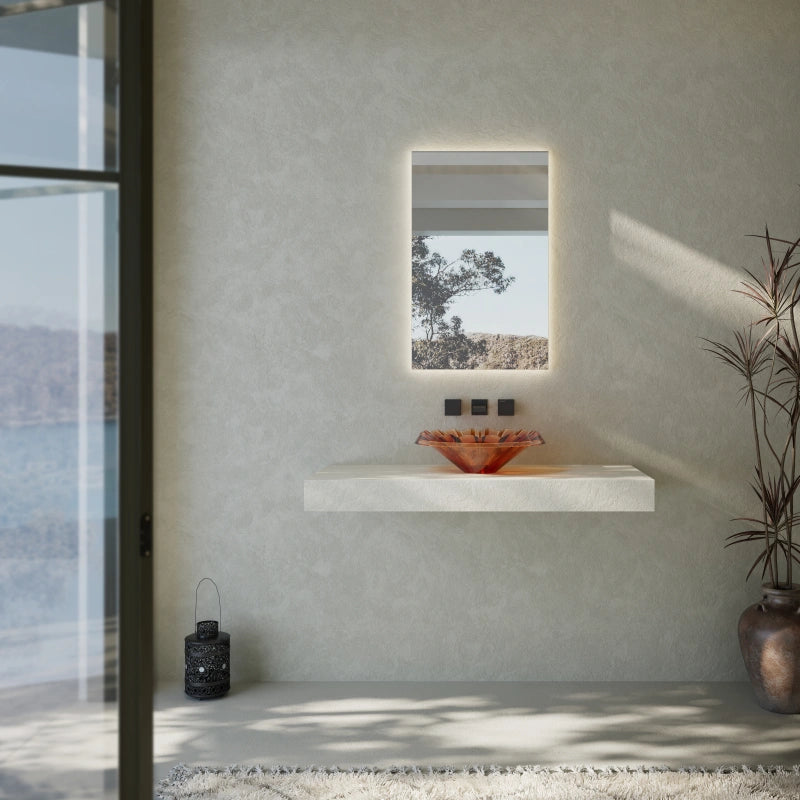 MonBlari VENUS Series Clear Transparent Bathroom Vessel Sink