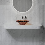 MonBlari VENUS Series Clear Transparent Bathroom Vessel Sink