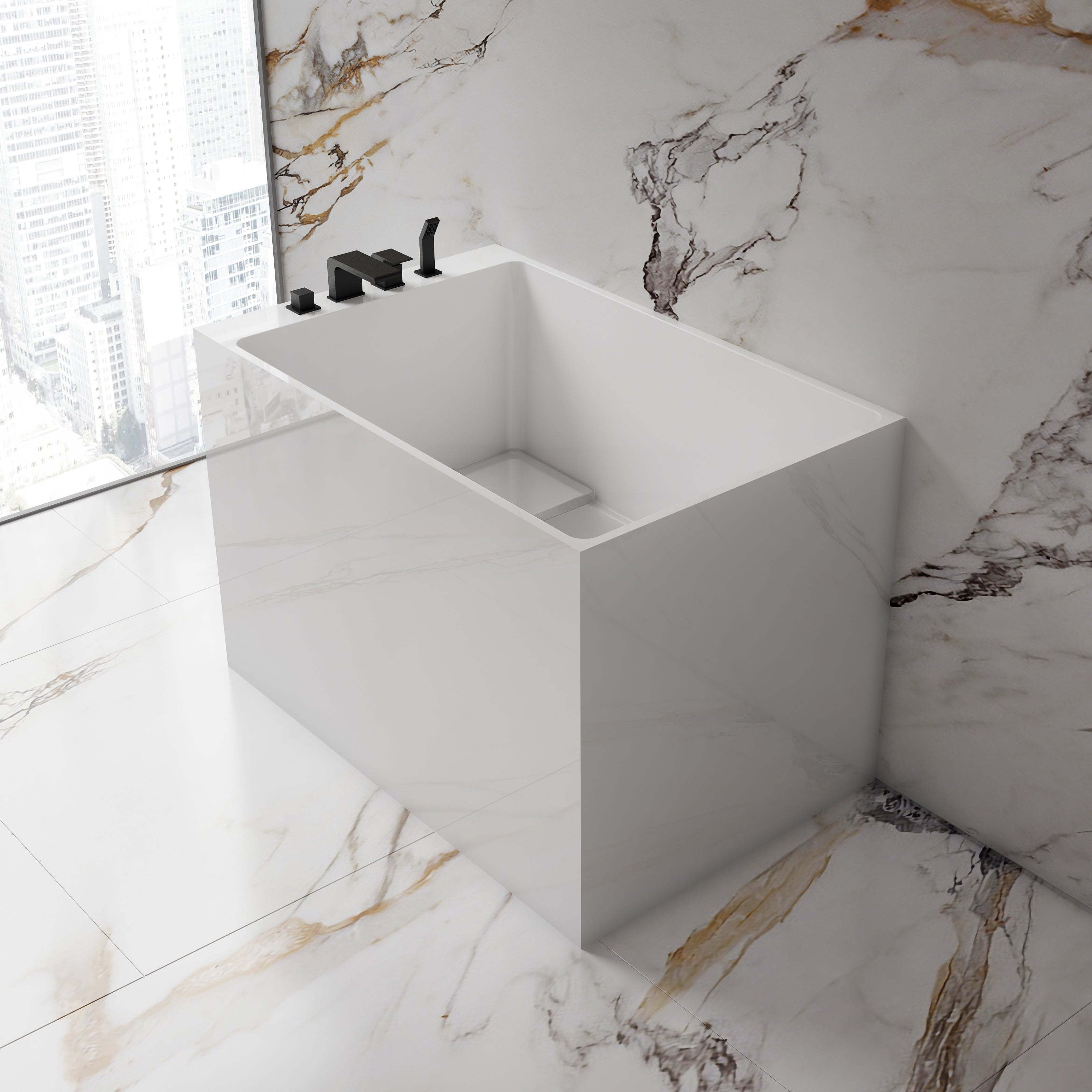 XA-156 Crescent Bath | MonBlari-RightTopView