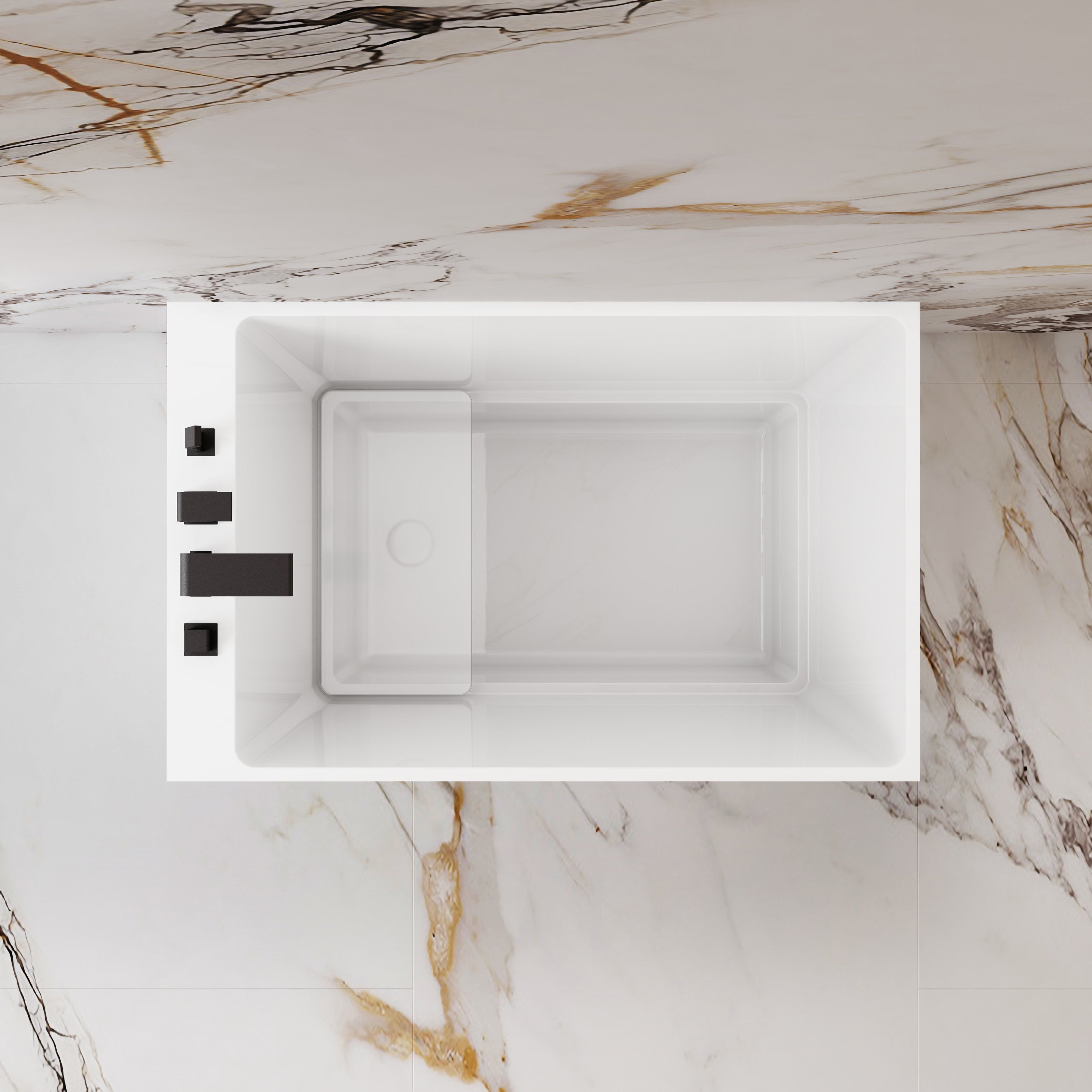 XA-156 Crescent Bath | MonBlari-TopView