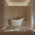MonBlari XA-169 Acrylic Soaking Tub Single Slipper Freestanding Bathtub