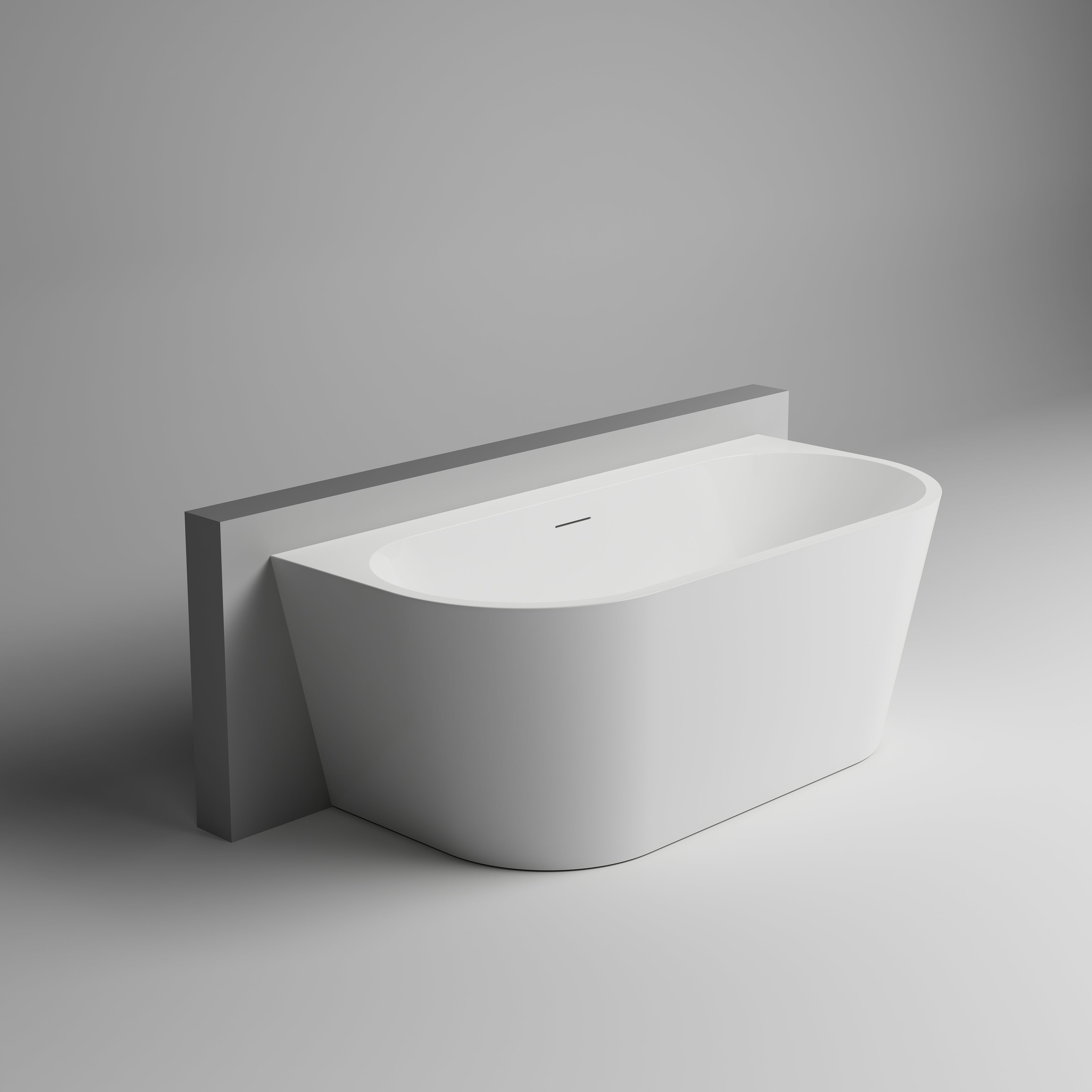 XA-191A Wall-Mounted Bath | MonBlari-LeftTopView