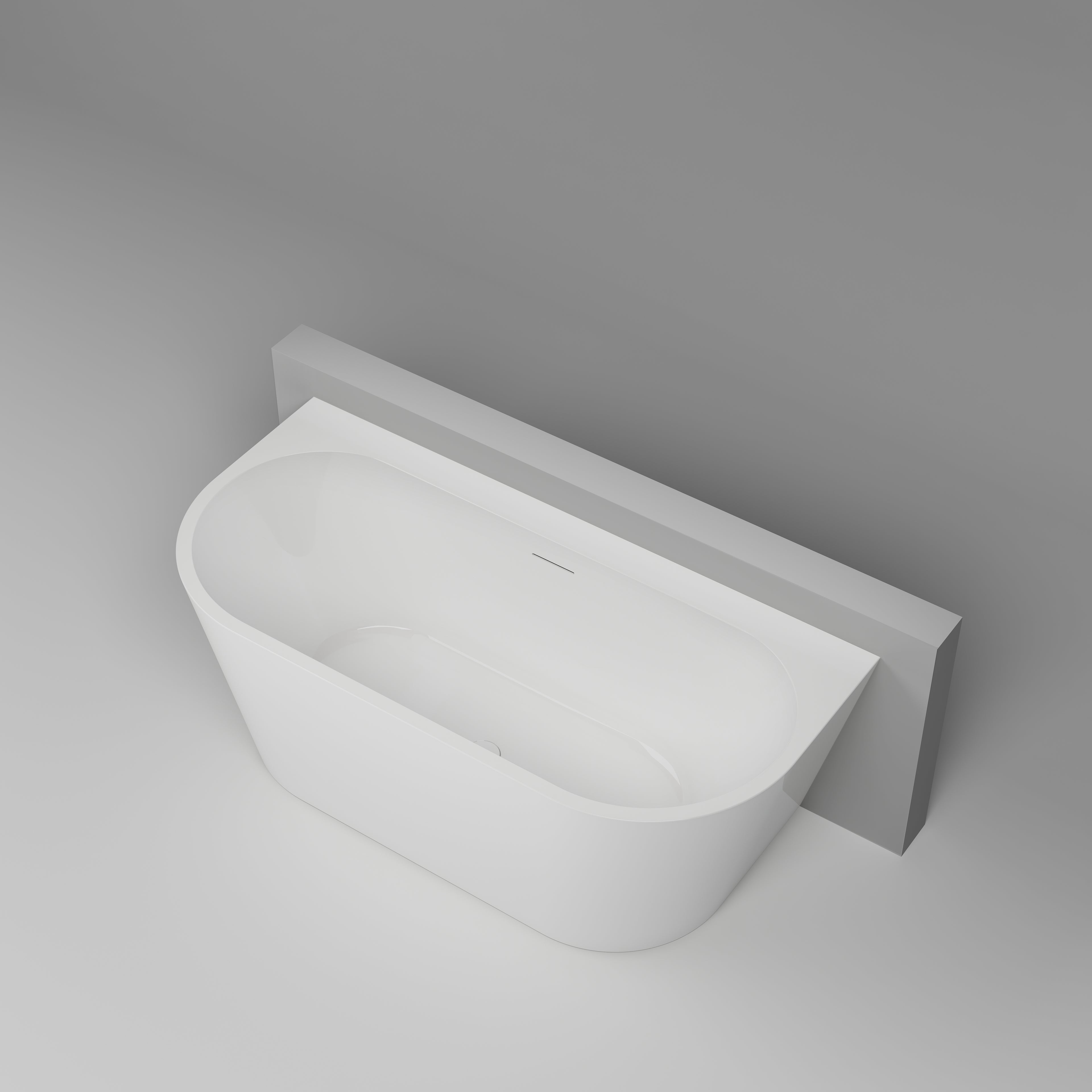 XA-191A Wall-Mounted Bath | MonBlari-RightTopView