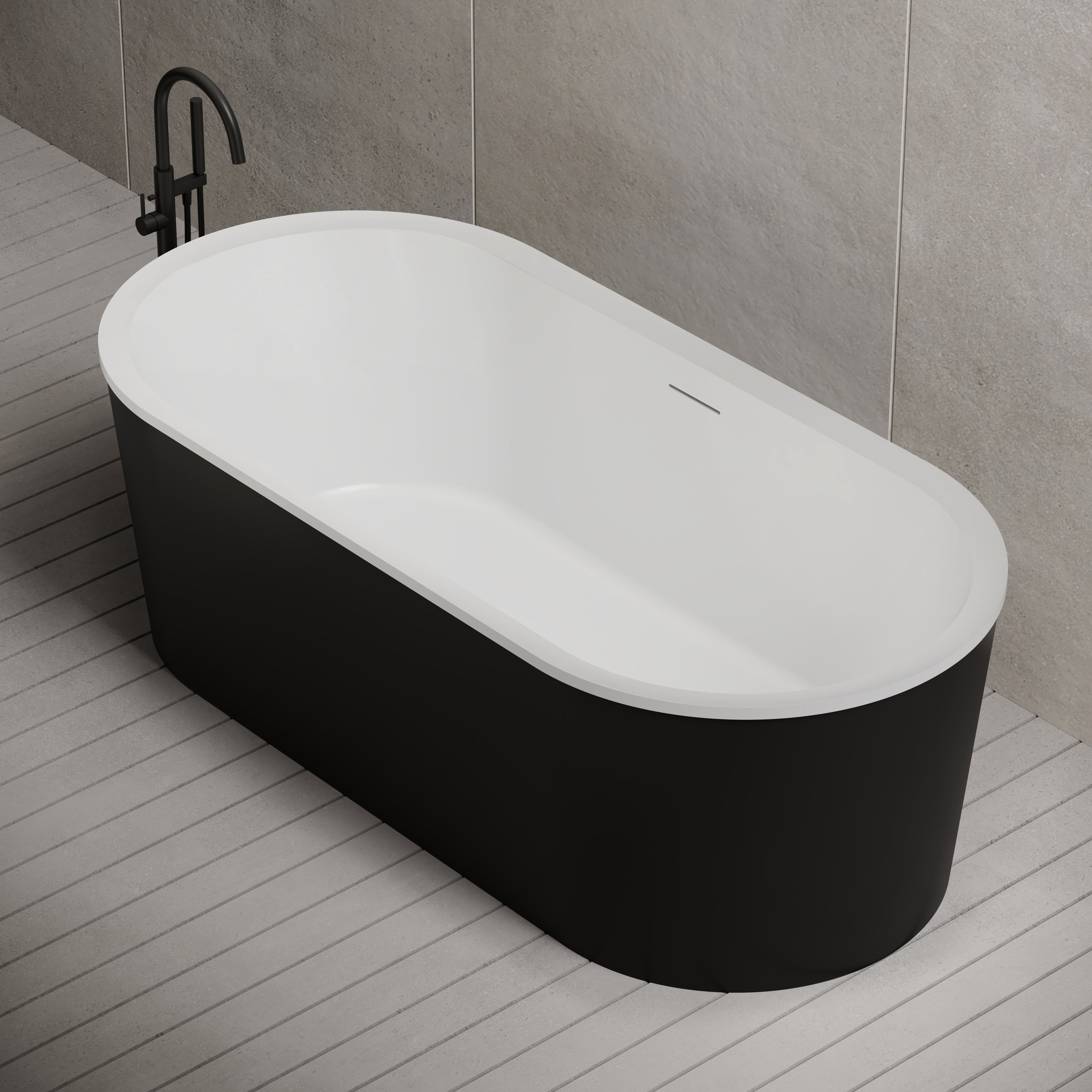 XA-201 Freestanding Bath | MonBlari-SideTopView