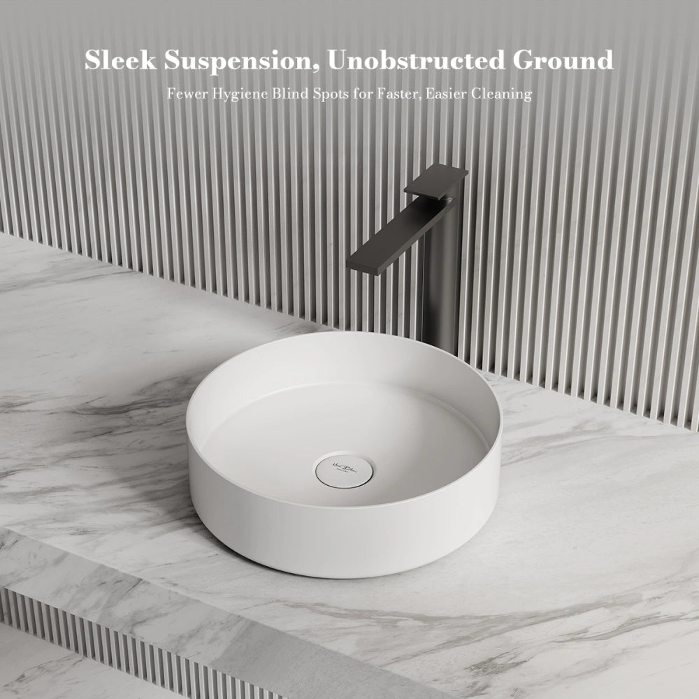 MonBlari XA-A10 Solid Surface Countertop Basin Bathroom Sink 360mm