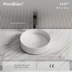 MonBlari XA-A10 Solid Surface Countertop Basin Bathroom Sink 360mm