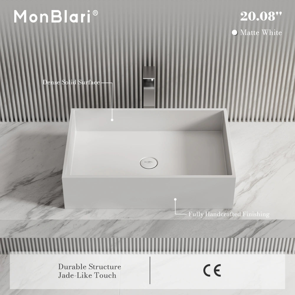 MonBlari XA-A32A Solid Surface Basin 400mm -600mm