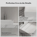 MonBlari XA-A32B Solid Surface Countertop Basin 510mm - 600mm