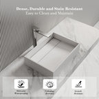 MonBlari XA-A32B Solid Surface Countertop Basin 510mm - 600mm
