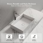 MonBlari XA-A32C Solid Surface Countertop Basin 600mm