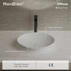 MonBlari XA-A73 White Solid Surface Countertop Basin 500mm