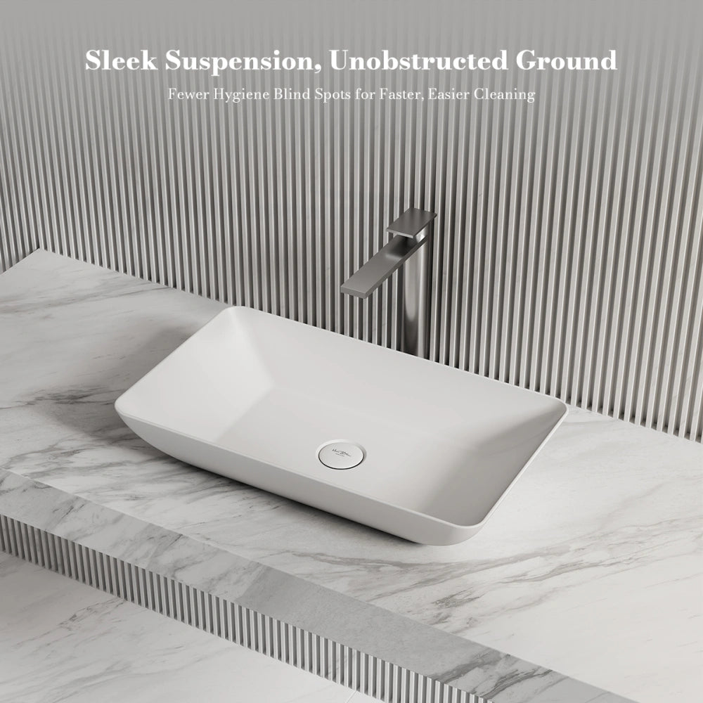 MonBlari XA-A81 Solid Surface Countertop Basin 600mm