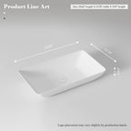 MonBlari XA-A81 Solid Surface Countertop Basin 600mm