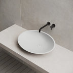 MonBlari Oval Solid Surface Bowl Countertop Wash Basin 535mm