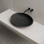 MonBlari Oval Solid Surface Bowl Countertop Wash Basin 535mm