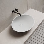 MonBlari Oval Solid Surface Bowl Countertop Wash Basin 535mm