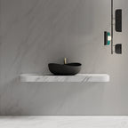 MonBlari Sink Basin Solid Surface Countertop Basins 600mm