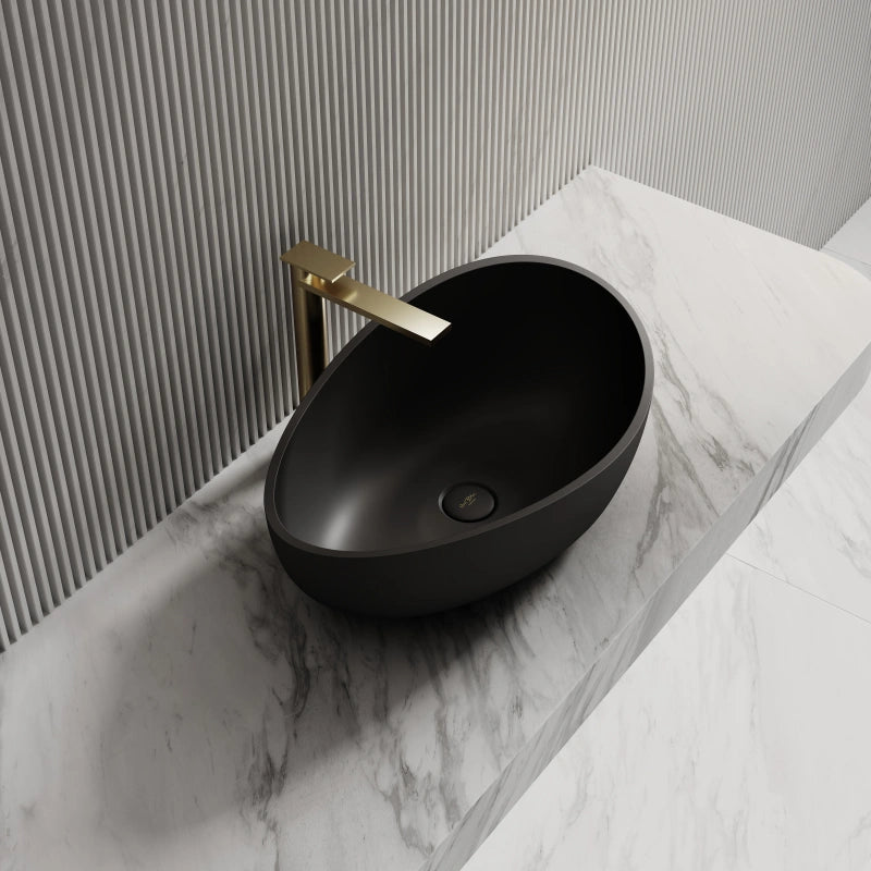 MonBlari Sink Basin Solid Surface Countertop Basins 600mm
