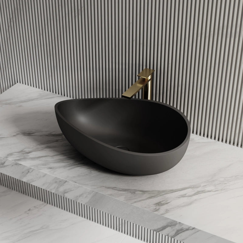 MonBlari Sink Basin Solid Surface Countertop Basins 600mm