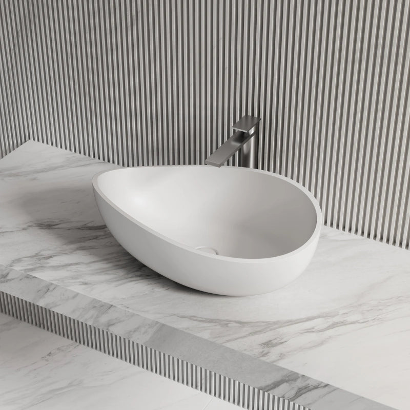 MonBlari Sink Basin Solid Surface Countertop Basins 600mm