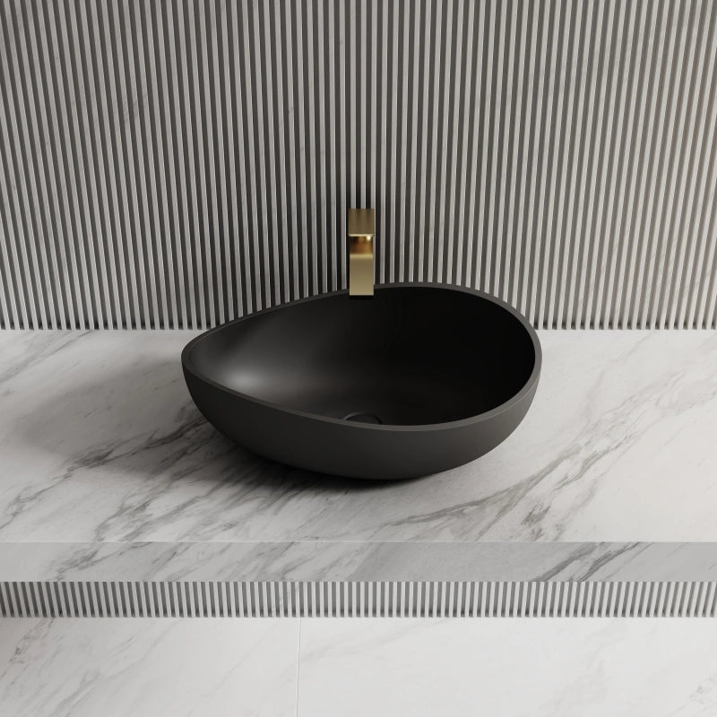 MonBlari Sink Basin Solid Surface Countertop Basins 600mm