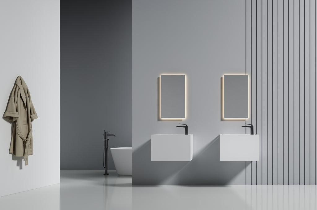 MonBlari XA-G32-L/R Solid Surface Wall-Mounted Basin