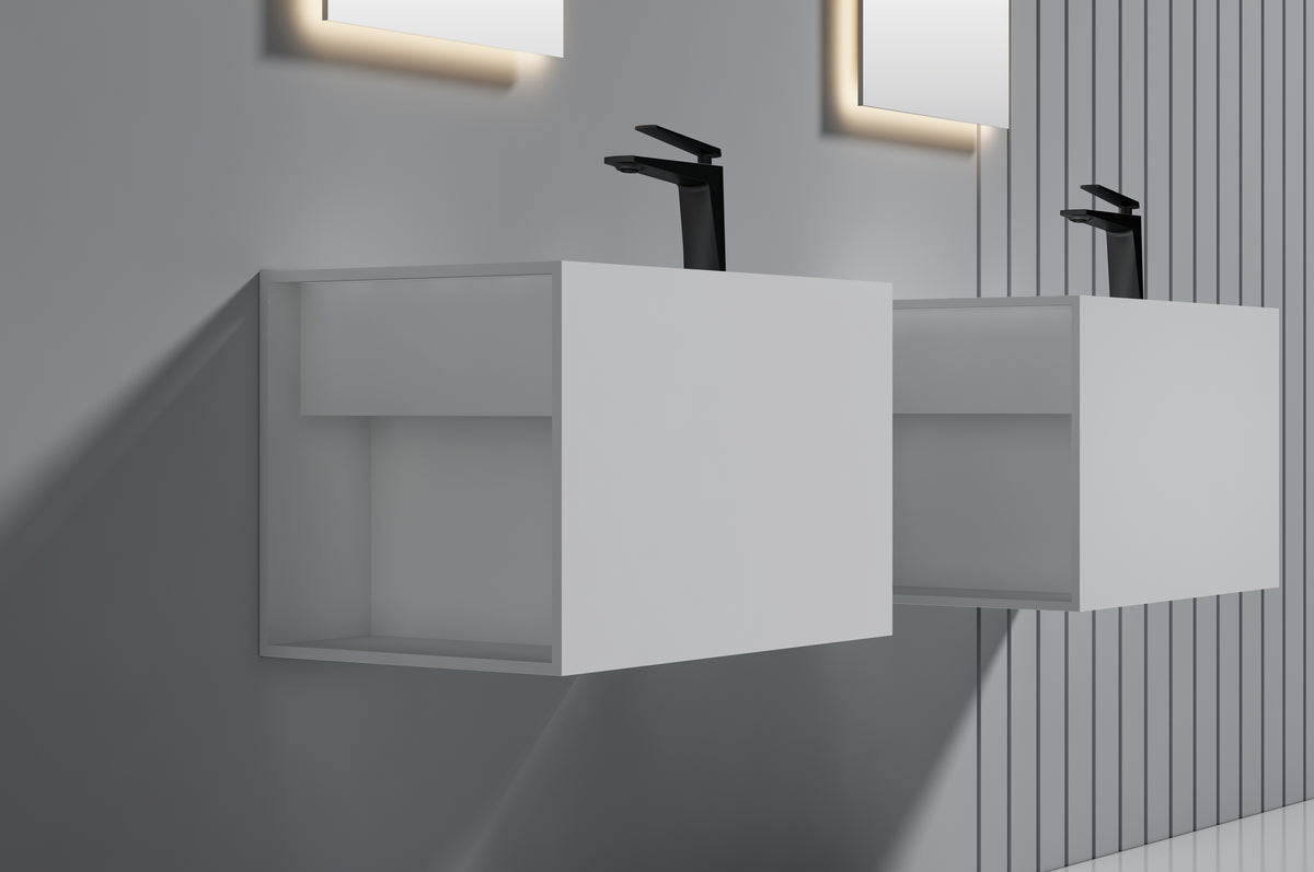 MonBlari XA-G32-L/R Solid Surface Wall-Mounted Basin