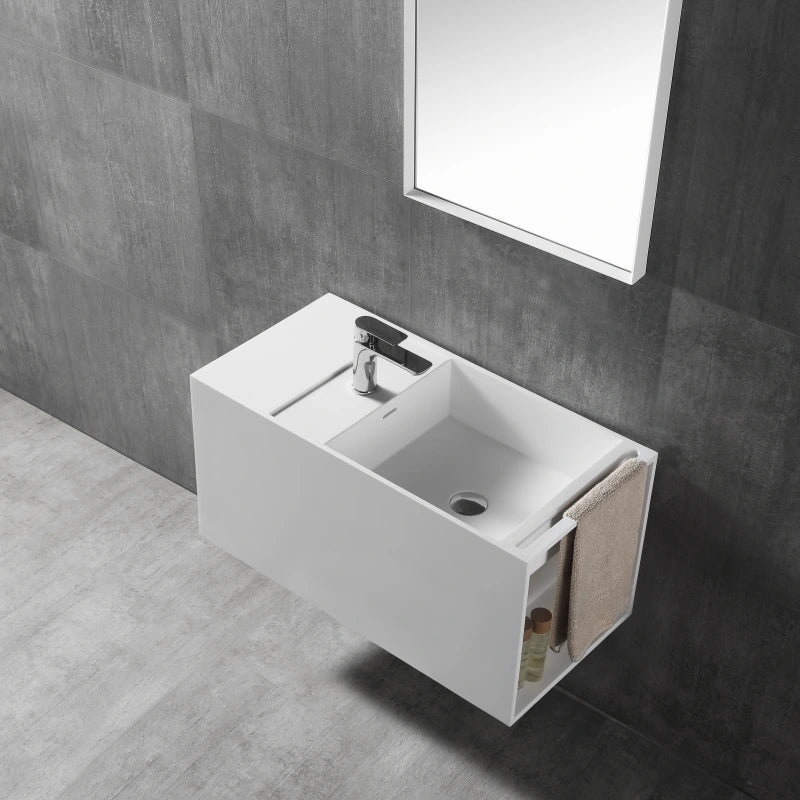 MonBlari Solid Surface Cloakroom Basin 800mm