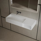 MonBlari XA-G62L Solid Surface Wall-Mounted Sink 870mm - 1200mm