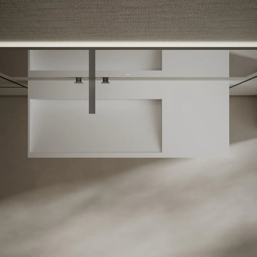 MonBlari XA-G62L Solid Surface Wall-Mounted Sink 870mm - 1200mm