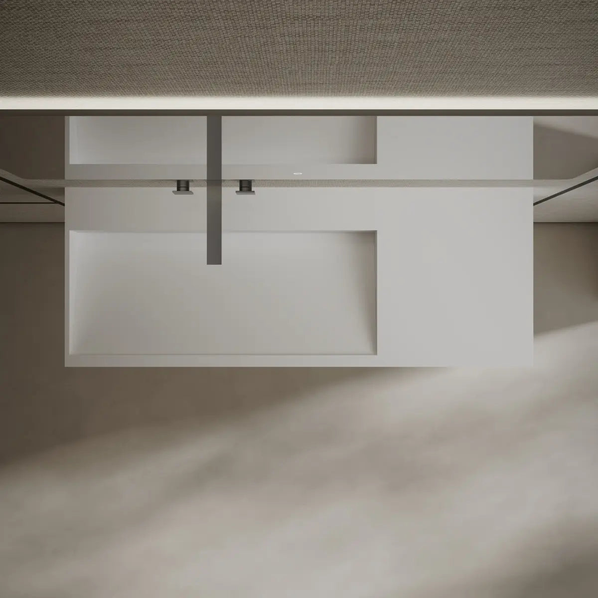 MonBlari XA-G62L Solid Surface Wall-Mounted Sink 870mm - 1200mm