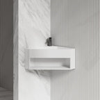 MonBlari XA-G70 Solid Surface Wall-Mounted Basin 550mm