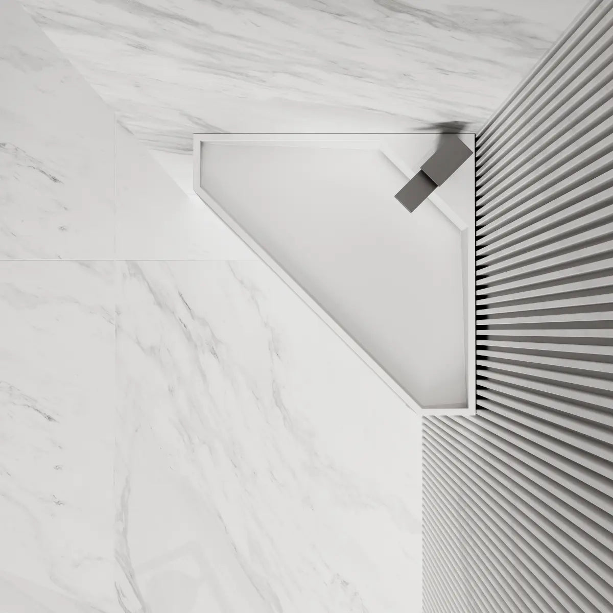 MonBlari XA-G70 Solid Surface Wall-Mounted Basin 550mm