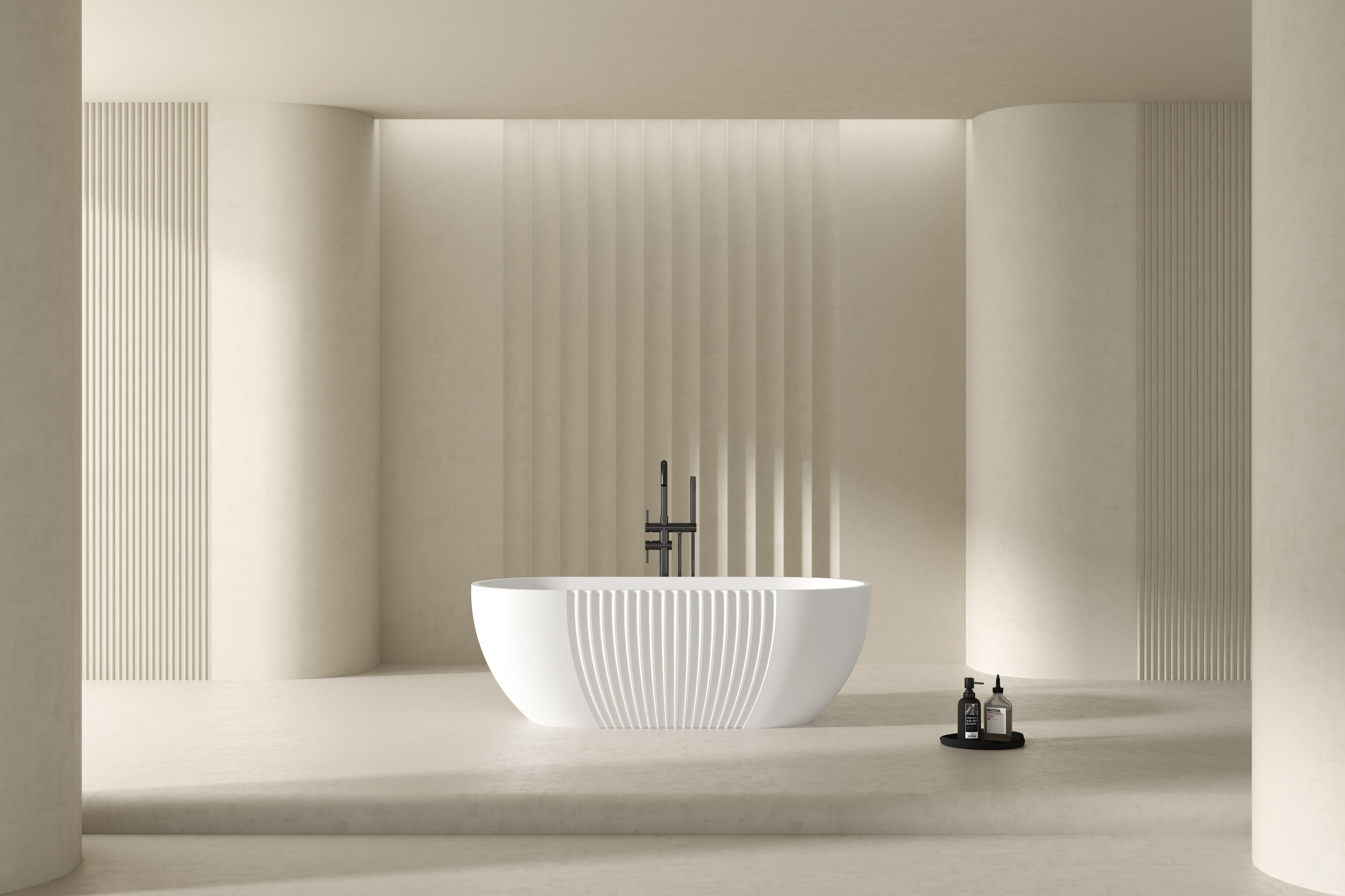 MonBlari XY-5001 Freestanding Bath Front View Main image