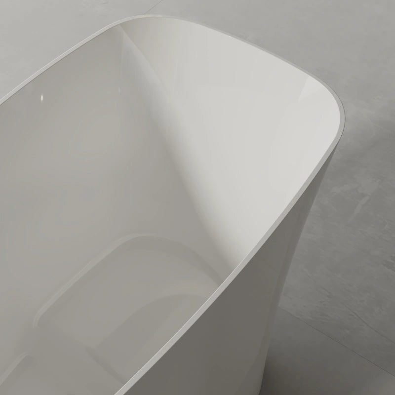 Contemporary acrylic deep soaking tub for modern bathroom renovation