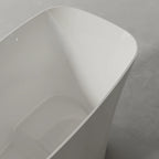 Contemporary acrylic deep soaking tub for modern bathroom renovation