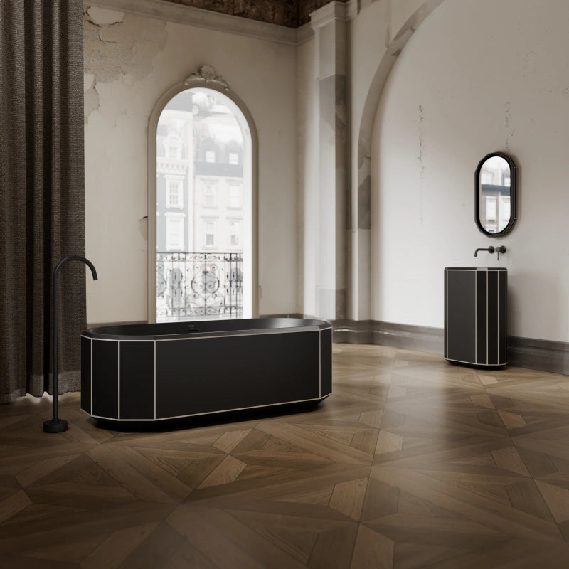 Beryl series modern freestanding bathtub with premium design
