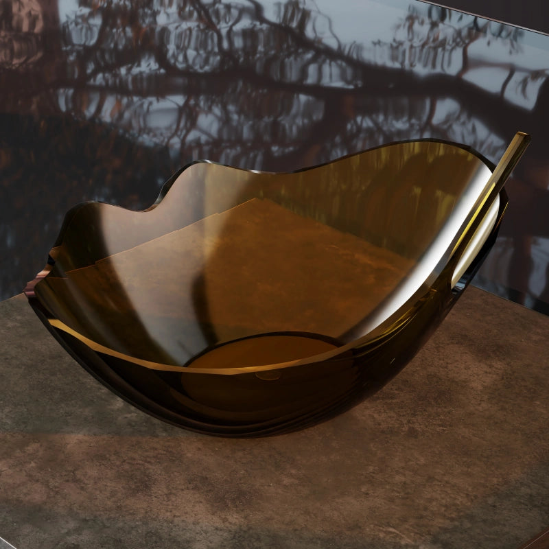 MonBlari Ginkgo Brown luxury bath for sophisticated modern home bathroom design