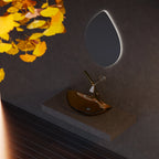 Luxury brown baththroom vessel sink
