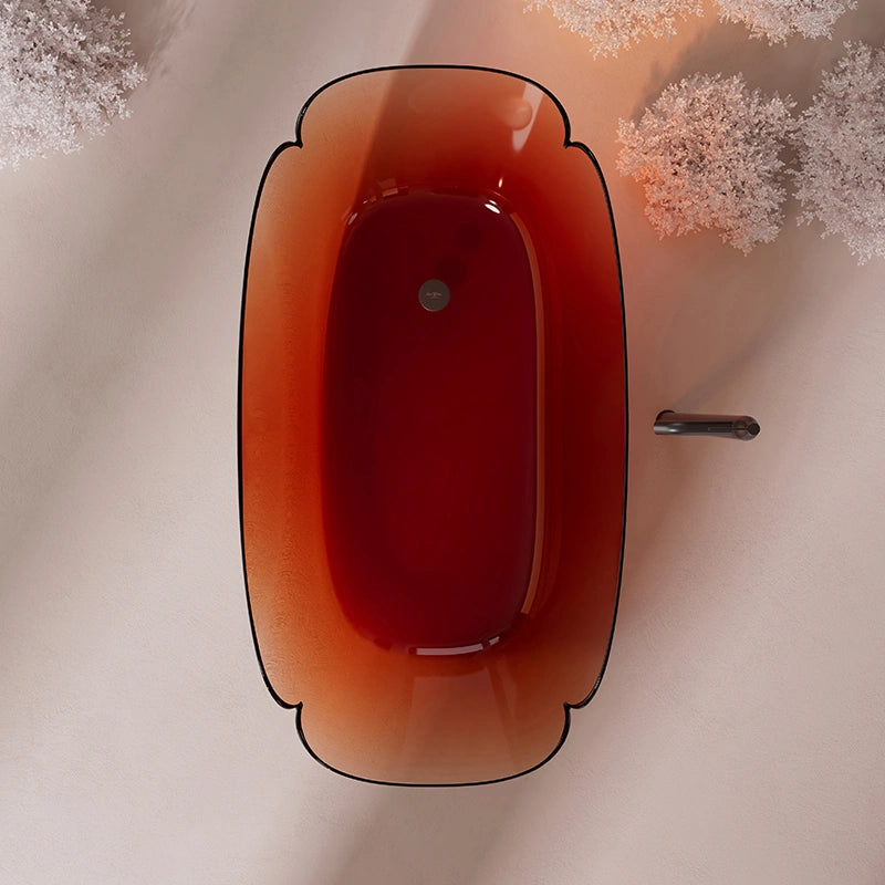 MonBlari FLOWER Series contemporary bathroom freestanding bathtub