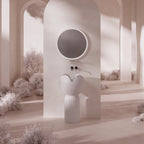 MonBlari FLOWER Series flower-inspired pedestal bathroom basin
